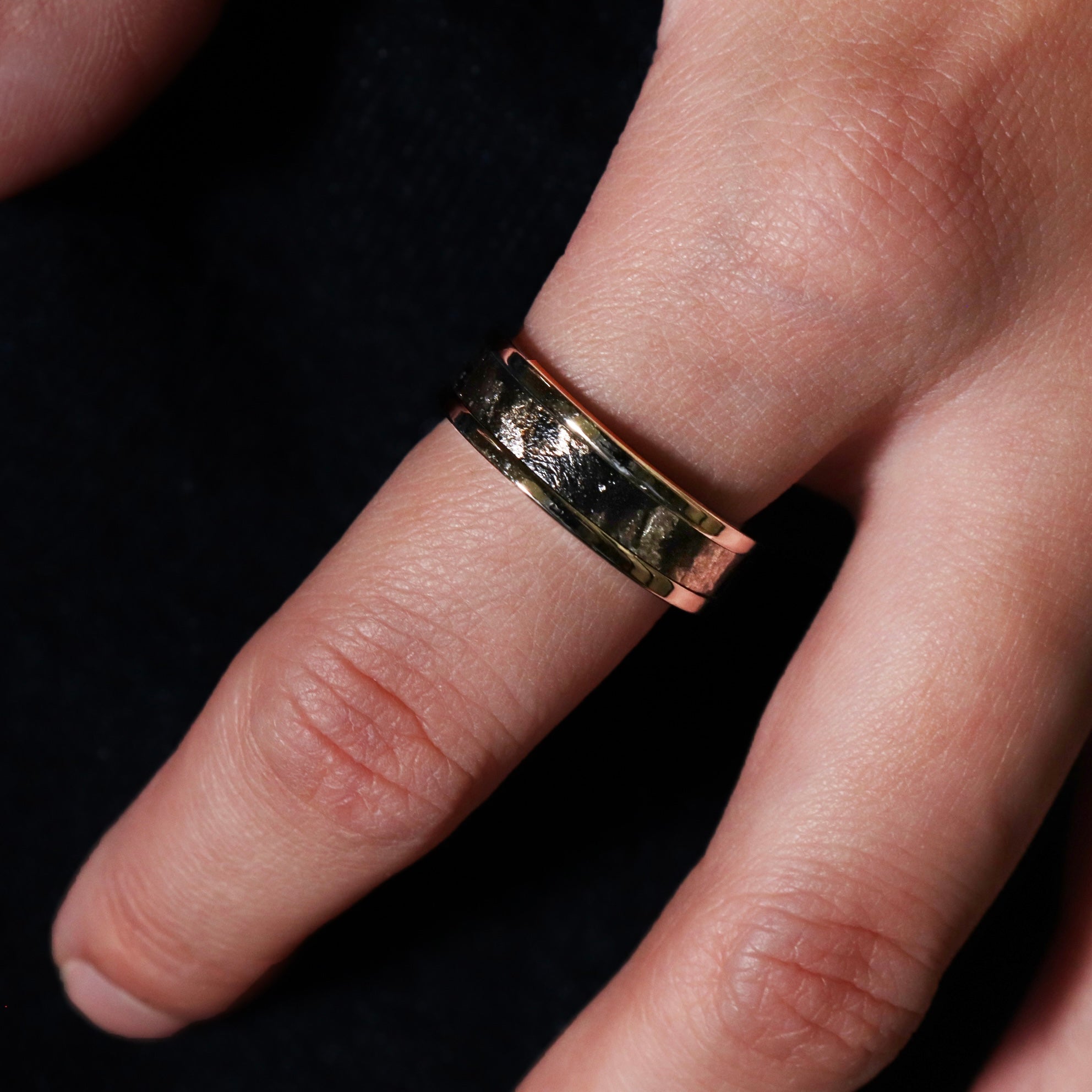 レザーリング (シルバーカラー)11号〜21号 調整可能