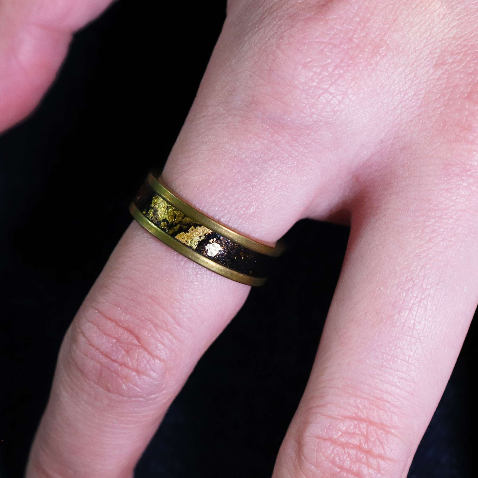 レザーリング(真鍮) 11号〜21号 調整可能