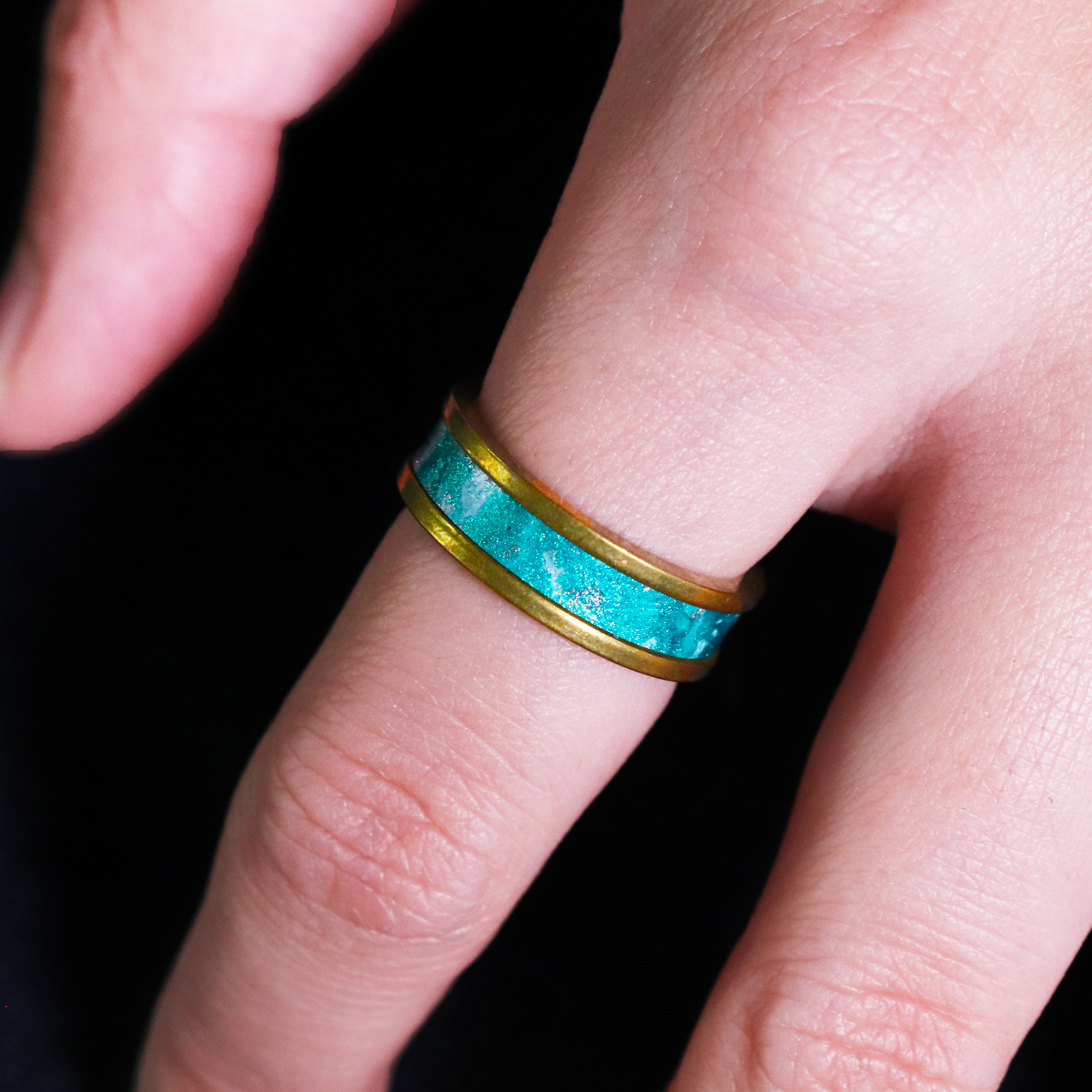 レザーリング(真鍮) 11号〜21号 調整可能