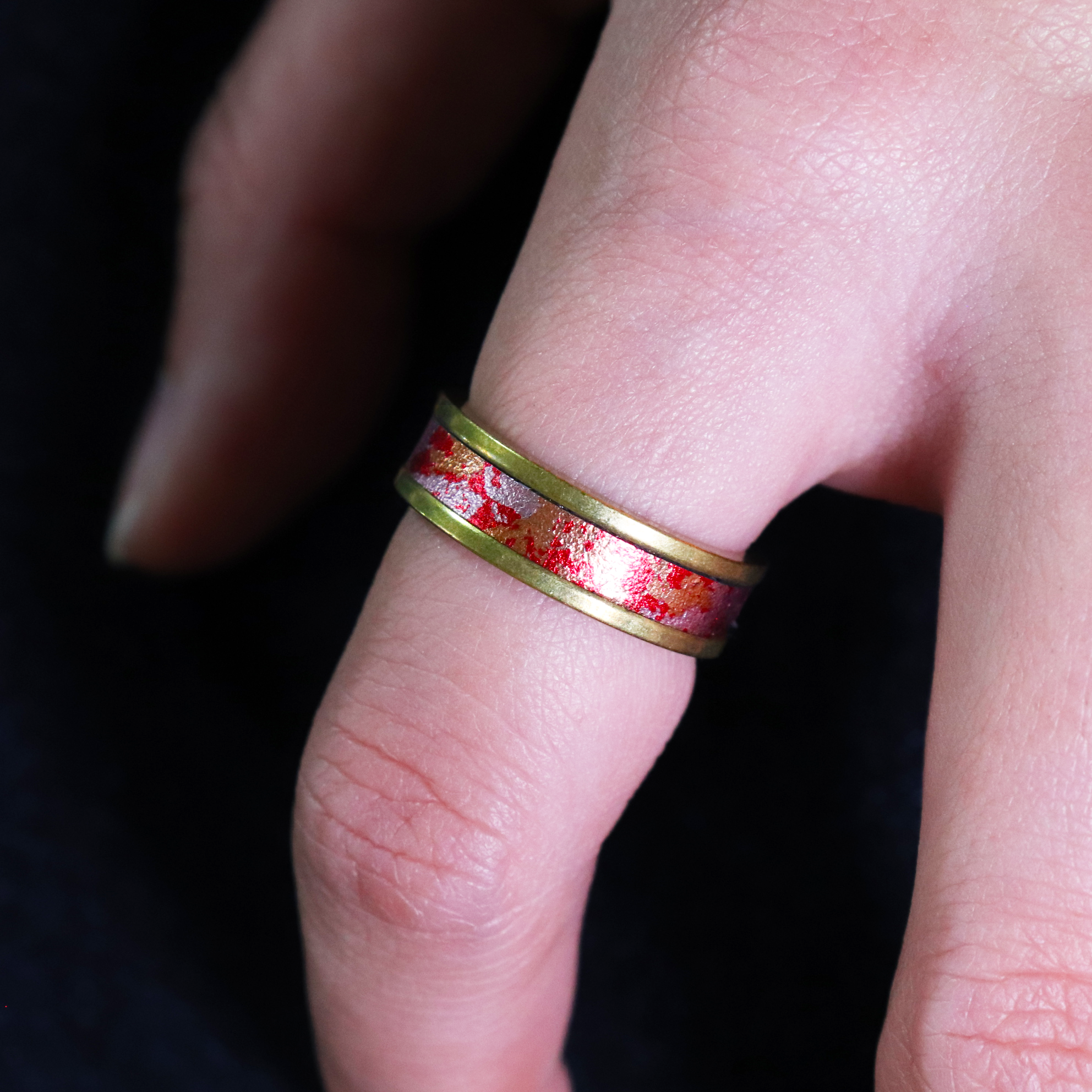 レザーリング(真鍮) 11号〜21号 調整可能