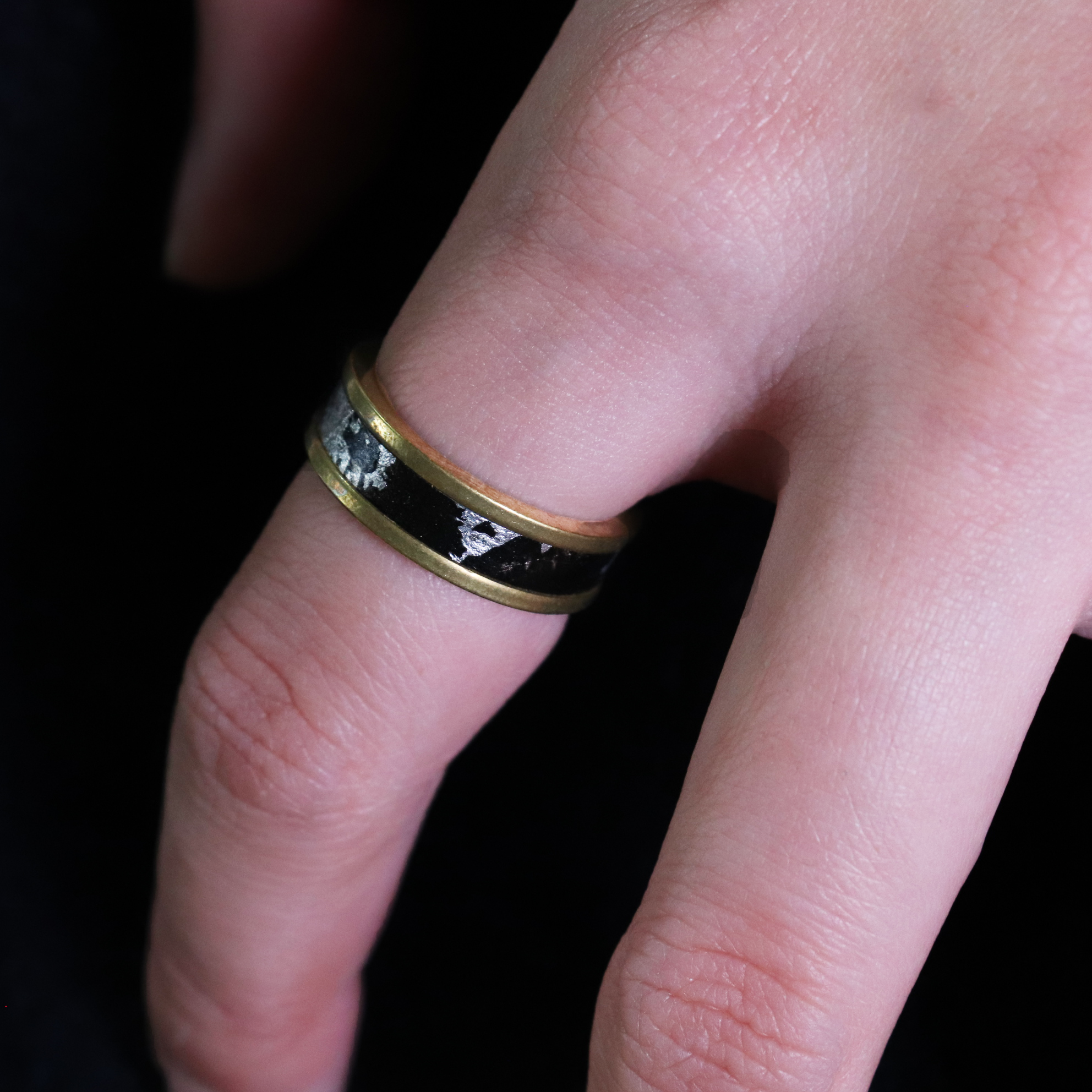 レザーリング(真鍮) 11号〜21号 調整可能