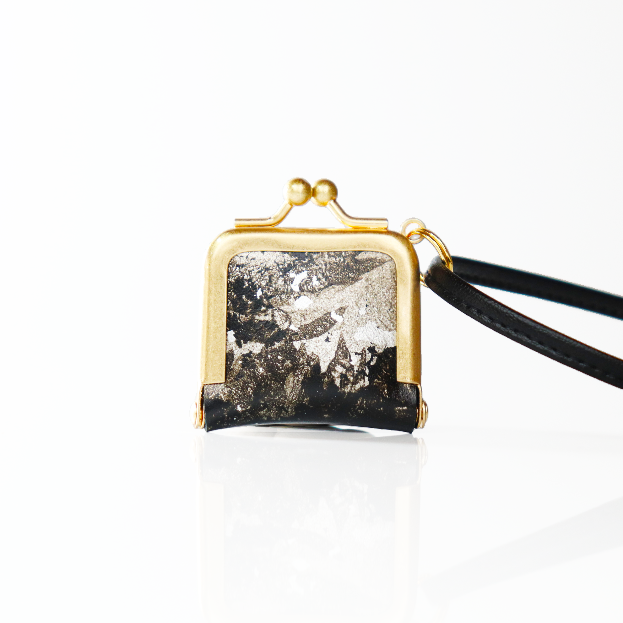 がま口ネックレス リングケース 真鍮