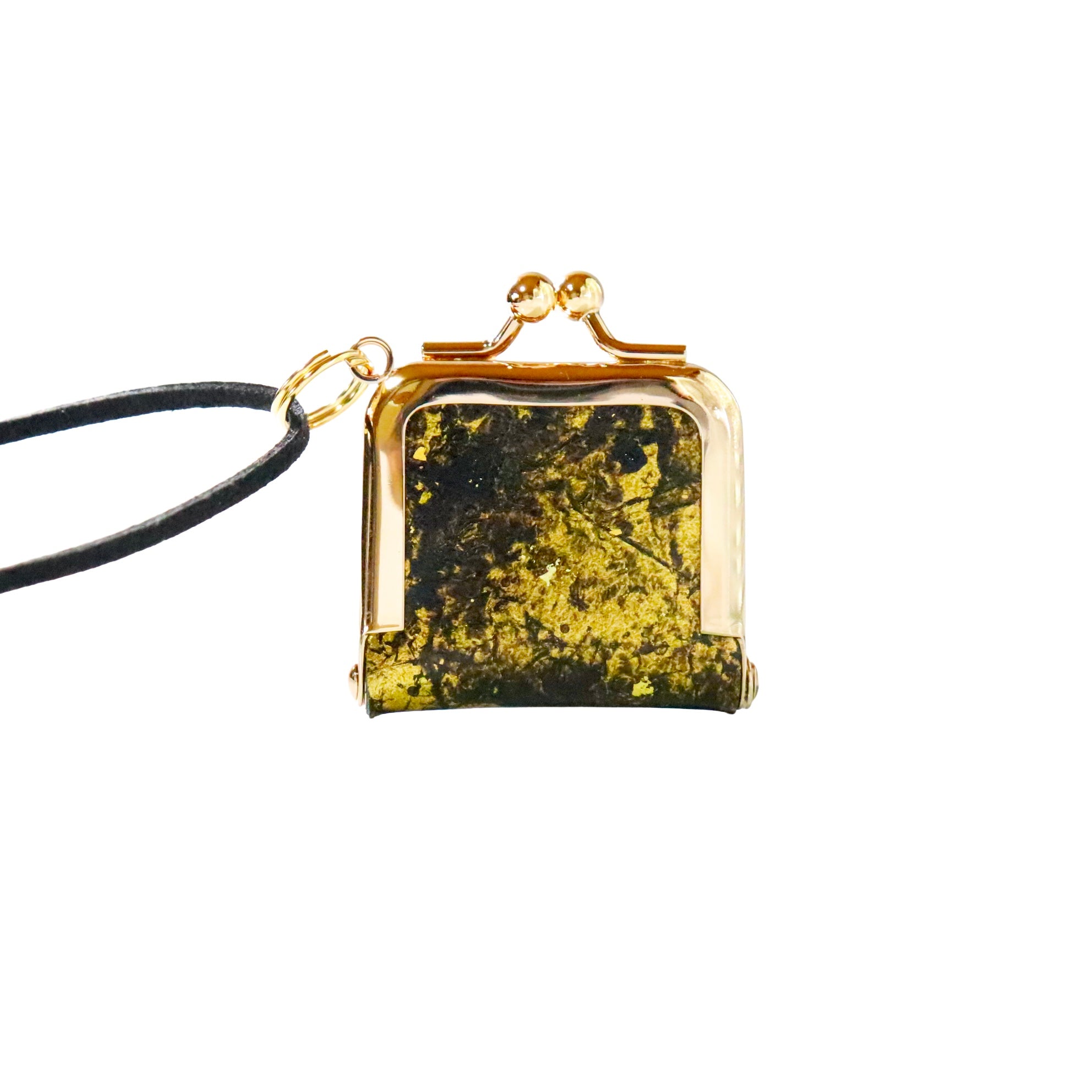 がま口ネックレス　リングケース