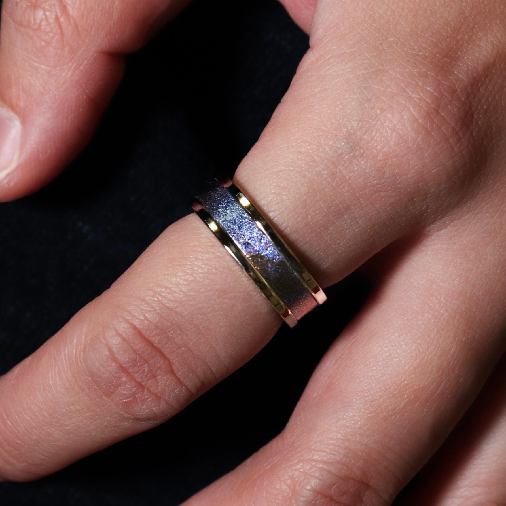 レザーリング （シルバーカラー）11号〜21号 調整可能